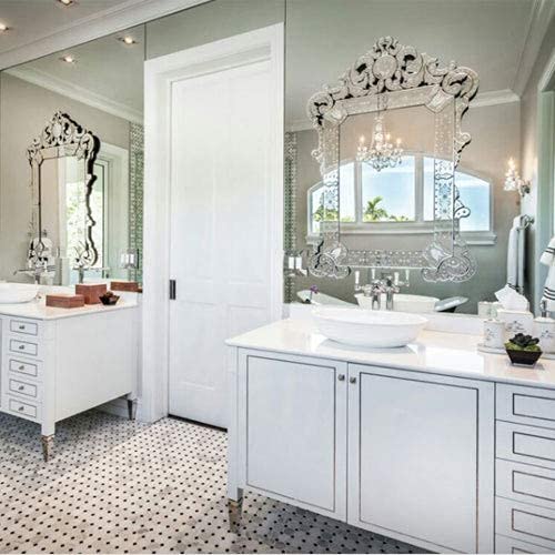 VENETIAN IMAGE Rectangle Led Mirror for Bathroom Vanity Mirror
